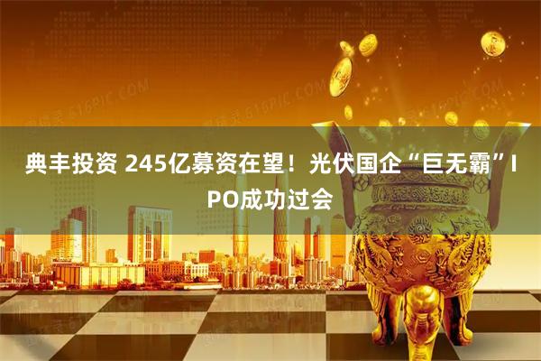 典丰投资 245亿募资在望！光伏国企“巨无霸”IPO成功过会